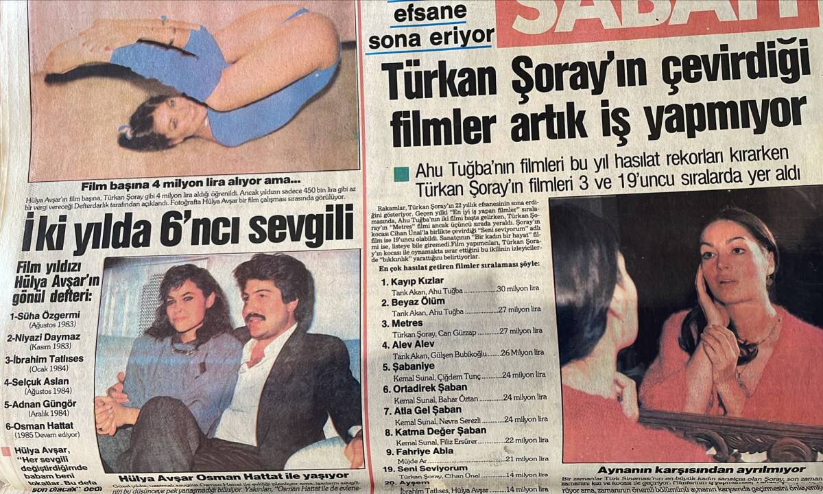 Sabah Gazetesi 23 Mayıs 1985 - Sabancı Halkın İçinde - Türkan Şoray'ın Çevirdiği Filmler Artık İş Yapmıyor - Hülya Avşar'ın İki Yılda 6'ncı Sevgilisi GZ154668 - 2