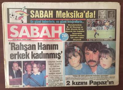 Sabah Gazetesi 23 Mayıs 1986 - Sanayi Bakanı Kafayı TV deki Reklamlara Taktı GZ10156 - 1