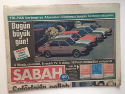 Sabah Gazetesi 23 Nisan 1986 - 23 Nisan Ulusal Egemenlik Bayramı Tüm Yurtta Kutlanıyor GZ6590 - 1