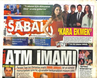 Sabah Gazetesi 23 Ocak 2015 - Ajda Pekkan Herkese Aşkım Der - Sibel Can , 3 Yıllık Hukuk Mücadelesini Kazandı GZ98482 - 1