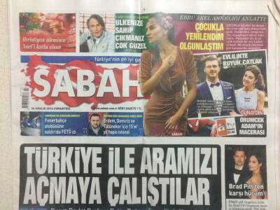 Sabah Gazetesi 24 Aralık 2016 - Putin,Türkiye İle Aramızı Açmaya Çalışıyorlar GZ29507 - 1