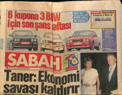 Sabah Gazetesi 24 Eylül 1990 - Nükhet Duru Polis Çemberinde GZ76602 - 1