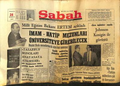 Sabah Gazetesi 24 Haziran 1967 - İsviçre Tebalı Casus Altı Lisan Biliyor GZ77390 - 1