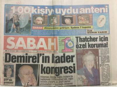 Sabah Gazetesi 24 Kasım 1990 - Turgut Özalın Oyunu GZ35770 - 1