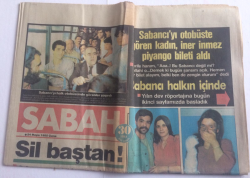 Sabah Gazetesi 24 Mayıs 1985 - Sabancı Halkın İçinde - GZ15089 - 2