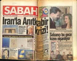 Sabah Gazetesi 24 Nisan 1991 - Tarık Aziz Nisan Sonu Ankarada GZ62147 - 2