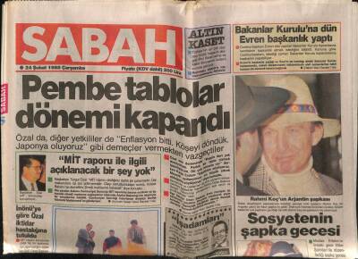 Sabah Gazetesi 24 Şubat 1988 - Doğum Günü Hediyesi GZ56626 - 1
