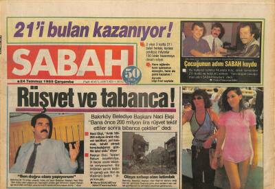 Sabah Gazetesi 24 Temmuz 1985 - Rock Hudson Bu Hale Geldi - Birada Tekel Alman İşbirliği GZ127646 - 1