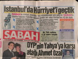 Sabah Gazetesi 25 Ağustos 1988 - Bülent Ersoyun Keyfi Yerinde GZ61459 - 1