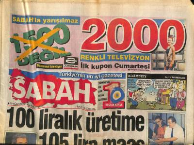 Sabah Gazetesi 25 Ağustos 1994 - Demirelden Sanatçıya Büyük Saygı GZ74388 - 1