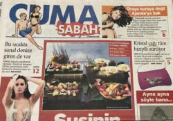 Sabah Gazetesi 25 Ağustos 2006-Akdamar Restorasyonu Türkiyenin Büyük Jesti GZ45595 - 2