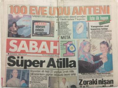 Sabah Gazetesi 25 Kasım 1990 - Bedrettin Dalan,Başkanlık Kaos Getirir GZ35771 - 1