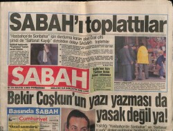Sabah Gazetesi 25 Mayıs 1989 - Bekir Coşkunun Yazı Yazması da Yasak Değil ya GZ61510 - 1