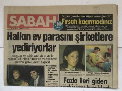 Sabah Gazetesi 25 Nisan 1985 - Kadir İnanır Öfkeli GZ7913 - 1