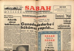 Sabah Gazetesi 25 Şubat 1966 - Ganadada Darbe-i Hükümet Yapıldı GZ64124 - 1