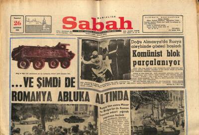 Sabah Gazetesi 26 Ağustos 1968 - Çekoslovakya , Sovyet Tekliflerini Reddetti GZ74760 - 1