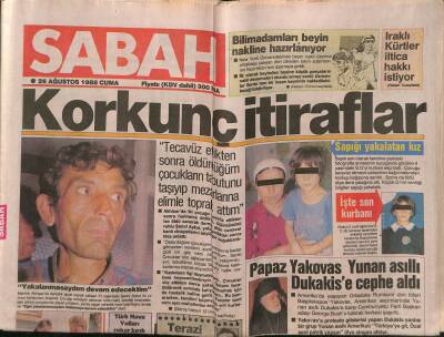Sabah Gazetesi 26 Ağustos 1988 - Almanlar Bize Hala Hormonlu Et Sokuyor GZ83453 - 1