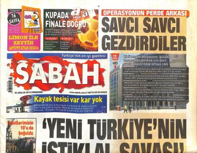 Sabah Gazetesi 26 Aralık 2013 - Bağdatta Noel Katliamı 36 Ölü - Eruhta Çok Kaliteli Petrol Bulundu GZ98436 - 1