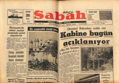 Sabah Gazetesi 26 Ekim 1965 - Peruda Bir Solcu Lider Tevkif Edildi GZ74893 - 1