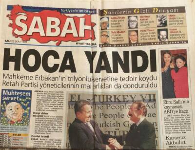 Sabah Gazetesi 26 Ekim 1999-Ecevit Sütçüye Koğuşta İnfaz GZ45074 - 2