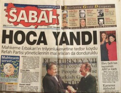 Sabah Gazetesi 26 Ekim 1999-Ecevit Sütçüye Koğuşta İnfaz GZ45074 - 1