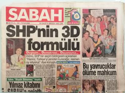 Sabah Gazetesi 26 Eylül 1991 Şöhretin Kitabını Yazacak - Kabına Sığmıyor -GZ44490 - 1