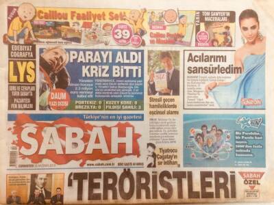 Sabah Gazetesi 26 Haziran 2010 - Teröristleri Asla Affetmeyiz, PKKnın Karadeniz Timine Baskın GZ40209 - 1