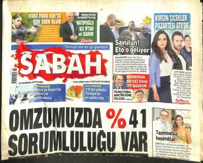 Sabah Gazetesi 26 Haziran 2015 - 2. Kobani Savaşı GZ107586 - 1