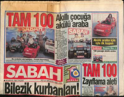 Sabah Gazetesi 26 Mayıs 1991 - Ufolar Dünyayı İstila Edecek GZ62899 - 1