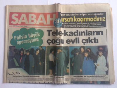 Sabah Gazetesi 26 Nisan 1985 - NATO Aslansınız Diyerek Bizi Uyutuyor - GZ15090 - 1