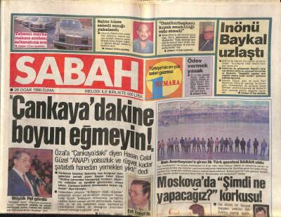 Sabah Gazetesi 26 Ocak 1990 - Osmanlı Beyliğinin Büyümesinde Alevi Tekkelerinin Önemli Payı GZ83523 - 1