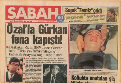 Sabah Gazetesi 26 Şubat 1986 - Türkiyede Tabancanın Serbest Bırakılması Haberi Amerikan Silah Firmalarını Sevindirdi ! GZ127305 - 1