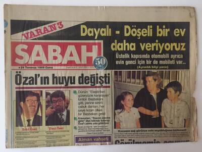 Sabah Gazetesi 26 Temmuz 1985 - Turgut Özalın Huyu Değişti Her Şeye Kızan Öfkeli Başbakan Oldu GZ11085 - 1