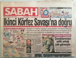 Sabah Gazetesi 26 Temmuz 1992 İkinci Körfez Savaşına Doğru - ANAPsız Özal Özalsız ANAP - GZ44185 - 2
