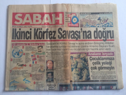 Sabah Gazetesi 26 Temmuz 1992 - İkinci Körfez Savaşına Doğru - GZ15076 - 2