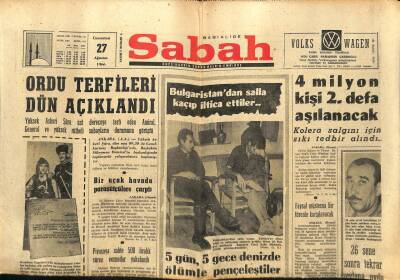 Sabah Gazetesi 27 Ağustos 1966 - Yugoslavyada Bir Türk Profesörü 18 Yıla Mahkum Oldu GZ93126 - 1