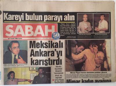Sabah Gazetesi 27 Eylül 1985 - Meksika Büyükelçisi Homoseksüel Olmak Suç Değildir Dedi GZ16016 - 2