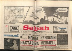 Sabah Gazetesi 27 Haziran 1969 - Kanlı Olayın Kati Bilançosu 3 Ölü 49 Yaralı GZ64243 - 1