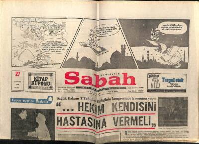 Sabah Gazetesi 27 Haziran 1969 - Kanlı Olayın Kati Bilançosu 3 Ölü 49 Yaralı GZ64243 - 1
