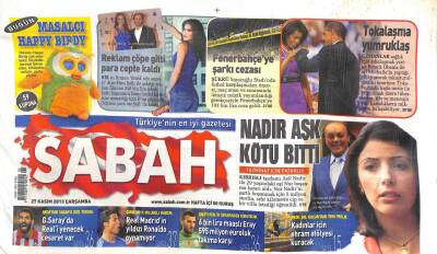 Sabah Gazetesi 27 Kasım 2013 - Şok İtiraf İsrail Casusluğu Yaptım GZ104644 - 1