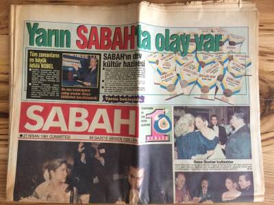 Sabah Gazetesi 27 Nisan 1991 - Çavuşoğlu Dünya Şampiyonu GZ72894 - 1