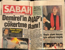Sabah Gazetesi 27 Ocak 1987 - Demirelin ANAPı Çökertme Planı GZ62904 - 2