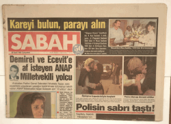 Sabah Gazetesi 28 Eylül 1985 - Sabancılar Pes Mi Ediyor ? GZ5141 - 2