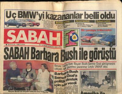 Sabah Gazetesi 28 Eylül 1990 - Tanju Çolak Paçayı Zor Kurtardı ! GZ76616 - 1