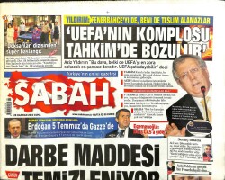 Sabah Gazetesi 28 Haziran 2013 - Darbe Maddesi Temizleniyor GZ101016 - 1