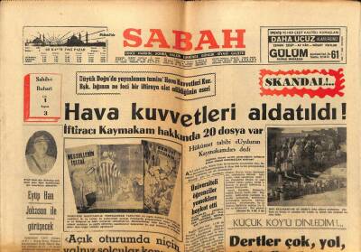Sabah Gazetesi 28 Kasım 1965 - Malatya Lisesindeki Huzursuzluk Devam Ediyor GZ74872 - 1