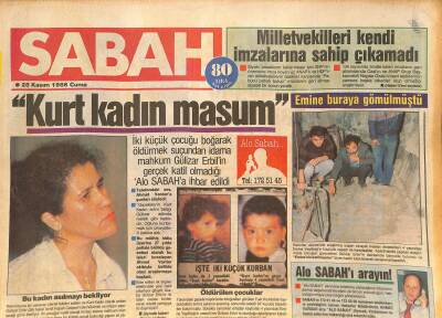 Sabah Gazetesi 28 Kasım 1986 - Beyaz Sarayda Mafya Tezgahı - Milletvekilleri Kendi İmzalarına Sahip Çıkamadı GZ126663 - 1