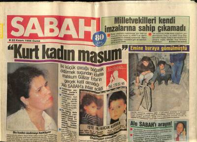 Sabah Gazetesi 28 Kasım 1986 - Doğum Günü Hediyesi GZ56653 - 1