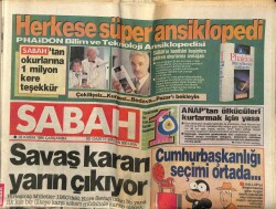 Sabah Gazetesi 28 Kasım 1990 - Iraka Karşı Savaş Kararı Yarın Çıkıyor GZ61526 - 2