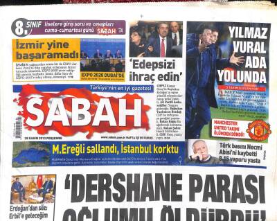Sabah Gazetesi 28 Kasım 2013 - Yılmaz Vural Ada Yolunda GZ107020 - 1